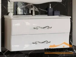 Комплект 1МАРКА: тумба Amethyst 100 подвесная с раковиной
