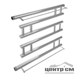Полотенцесушитель Квадро 3 KS-1 600х500 1", с полочкой