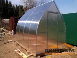 Теплица оцинкованная 3х4 РОСИНКА (шаг 1м) труба 25*25, каркас