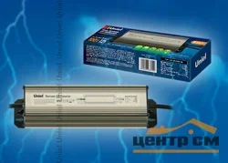 Блок питания 100Вт, 12В, IP67, 2 выходных канала, Uniel UET-VAL-100A67