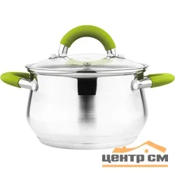 Кастрюля MALLONY TOSKANA-18 из нержавеющей стали с крышкой 2,6л