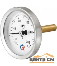 Термометр БТ-31 0...120°С диам. 63мм, 1/2" сзади L=46