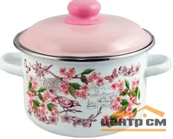 Кастрюля Appetite 6RD161M эмаль 2л Bird