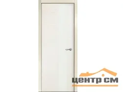 Дверь VERDA ВЕРТИКАЛЬ-1 стекло белое, бьянко 90, шпон