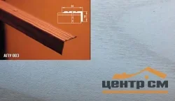 Порог АПУ 003 алюминиевый 2700*24*18 мм угловой (ОС-007)