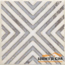 Плитка KERAMA MARAZZI Амальфи вставка орнамент коричневый 9,9x9,9x7 арт. STG\A403\1266