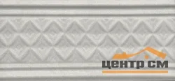 Плитка KERAMA MARAZZI Пикарди бордюр структура серый 15x6,7x10 арт. LAA003