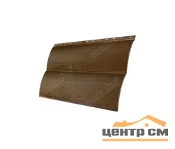 М/сайдинг Блок-Хаус новый (GL) Принт Элит Античный дуб толщина 0,45мм, размер 0,361*1.4 м.п.