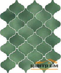 Плитка KERAMA MARAZZI Арабески Майолика зеленый 26x30x7 арт.65008