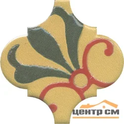 Плитка KERAMA MARAZZI Арабески Майолика декор орнамент 6,5x6,5x7 арт.OS\A38\65000