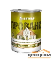 Антисептик лессирующий Акватекс ПРОВАНС для дерева алкидный сосна 0,75 л