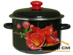 Кастрюля Appetite Apple 1MD161P эмаль 2л