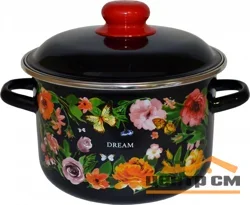 Кастрюля Appetite Dream 1MD161P эмаль 2л