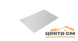 Плоский лист Полиэстер RAL 9003 (сигнально-белый), 0.45 мм, 1,25*2.3 м.п., пл=2.875м2 (в пленке)
