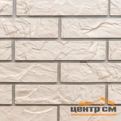 Камень облицовочный ЕВРОЛИТ "Кирпич уральский белый" 28*7*1см