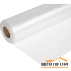 Плёнка П/Э 100 микрон, ширина 6м (рулон 100 м.п.) ЭКОНОМ, первичная