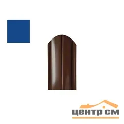 Штакетник металлический STYNERGY полукруглый фигурный 0.4 мм, PE RAL 5005 (сигнально-синий), ширина 118мм, длина 1.3 м.п.