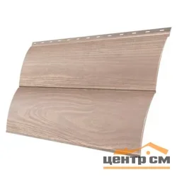 М/сайдинг Блок-Хаус новый (GL) Принт Элит White Wood (Беленый Дуб) толщина 0,45мм, размер 0,361*3.4 м.п.