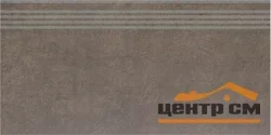Ступень KERAMA MARAZZI Королевская дорога коричневый обрезной 30x60 арт.SG614920R\GR