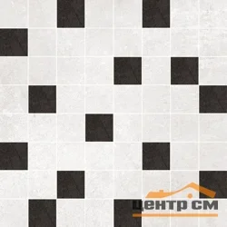 Плитка GLOBAL TILE Nuar черно-белый мозаика 25*25 арт.GTMBW25002/old