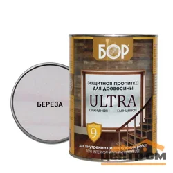 Пропитка защитная БОР ULTRA тонирующая алкидная глянцевая БЕРЕЗА 2,7кг