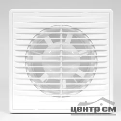 Вентилятор B 5S C осевой вытяжной c антимоскитной сеткой и обратным клапаном D 125, ЭРА