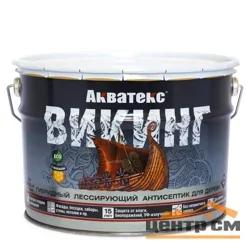 Антисептик лессирующий Акватекс ВИКИНГ для дерева бесцветный 9 л