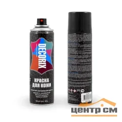 Краска аэрозольная акриловая для кожи Decorix черный 335 мл
