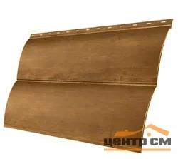 М/сайдинг Блок-Хаус новый (GL) Принт Элит Nutwood (Орех) толщина 0,45мм, размер 0,361*0.77 м.п.