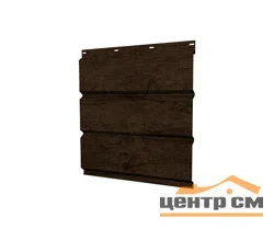 Софит металлический перфорированный Принт Элит Античный дуб, 0.45мм Grandline, 0.365*3м