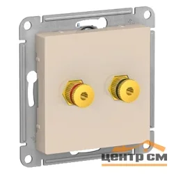 Механизм аудиорозетки 2-м СП AtlasDesign беж. SE ATN000287 Systeme Electric