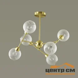 Люстра 3752/6C MODERNI LN19 160 золотой E14 220V EVERLY*
