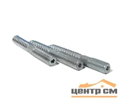 Шуруп-шпилька М10x100 цинк середина шестигранник (уп 2шт) SteelRex