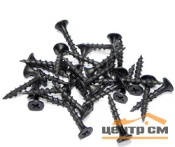 Саморезы пот/г гипс-дерево (крупная резьба) 3,5х55 оксид (уп 13шт) SteelRex
