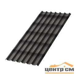Черепица ондулин графит 2000*950м (полезная площадь 1,6 м2)