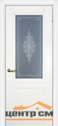 Дверь PROFILO PORTE ПСЦ-27 "Classic" стекло белый сатинат с рисунком, магнолия 70