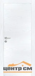 Дверь PROFILO PORTE ПХ-1 глухая, дуб арктик (AL кромка черная с 4-х сторон) 80