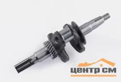 Коленвал DDE 168F/170F Ø19мм, конус 17мм, вылет 51мм, под поршень Н=49мм