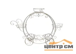 Цветочница КАРЕТА мини (на 5 горшков), белая