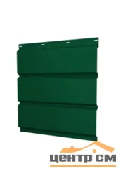 Софит металлический перфорированный RAL 6005 (зелёный мох), 0.45мм Grandline, 0.365*3м