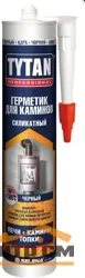 Герметик силикатный для каминов черный TYTAN Professional 280мл (до +1500°C)