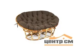 Диван Мамасан 23/02 натуральный + коричневая подушка
