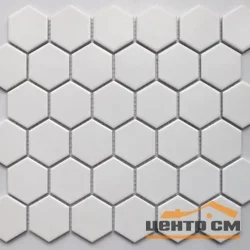 Мозайка Bonaparte Накама белый / Nakama white 325*281 (размер чипа 51*51)