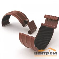 Соединитель желоба Ranilla, 125мм, RAL 8017