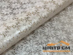 Клеенка ПВХ АРАБЕСКА без основы ажурная 1,37*20м мод. THP-007D бежевая