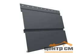 М/сайдинг Квадро брус (GL) Драп RAL7024 (мокрый асфальт) толщина 0,45мм, размер 0,34*2.8 м.п. (в пленке)