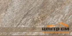 Керамогранит GLOBAL TILE Тор/Thor бежевый Ступень 30x60 арт.ST216VG