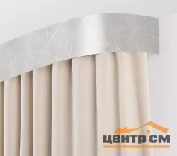 Карниз "Монолит 7см " 2,0м светло-серый двухрядный