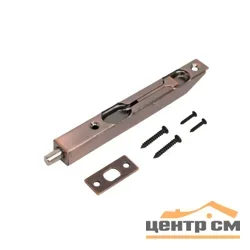 Ригель дверной АЛЛЮР 01-140 AC старая медь