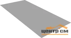 Плоский лист Полиэстер RAL 9006 (светлый алюминий), 0.45 мм, 1,25*1.85 м.п., пл=2.3125м2 (в пленке)